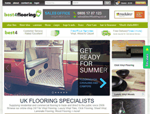 Tablet Screenshot of best4flooring.co.uk